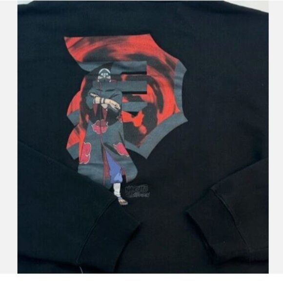 Primitive Skateboarding Naruto Shippuden Men's KAKUZU Hoodie Size XL Black New - Picture 10 of 13